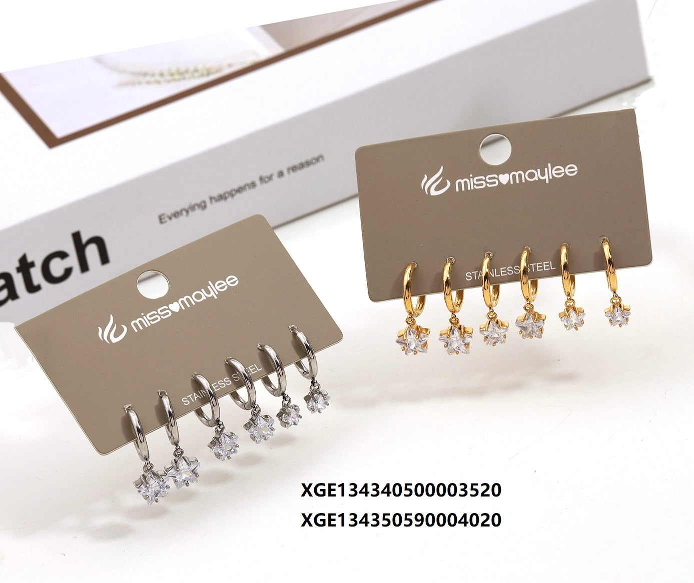 SET orecchini stelle